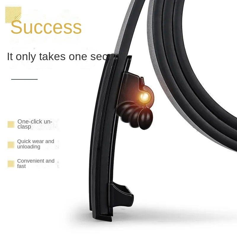 Ремень Paul Мужской кожаный ремень с автоматической пряжкой из чистой воловьей кожи для молодых людей Повседневный индивидуальный корейский вариант трендового брючного ремня