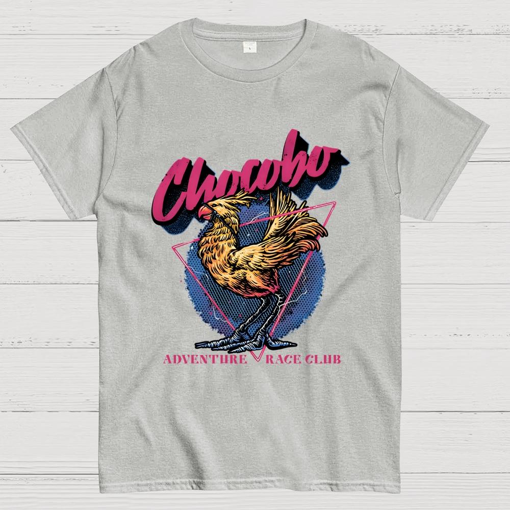 Chocobo Adventure Race Club Unisex Cotton Summer Casual Cool Loose T-Shirt
