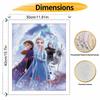 Disney Frozen Elsa Anna Paint By Number Kit Drawing Canvas DIY Picture Home Decor Disney Painting Gift Room Wall Art Handwork Craft
