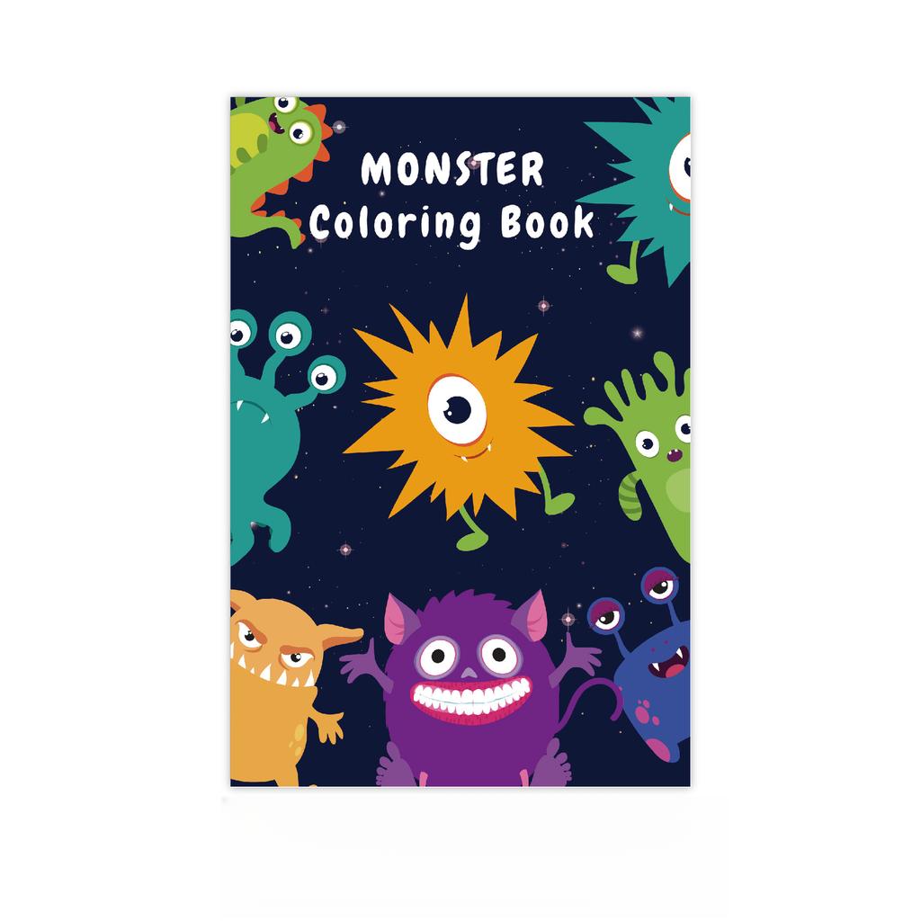 120x180mm Paper Kids Coloring Book Kit with Free Coloring Pens, Multi Holiday Animal Vehicle Theme