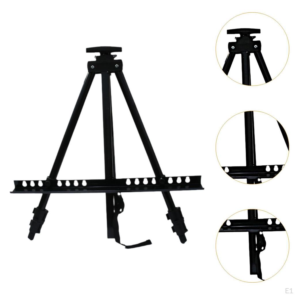 Metal Sketch Easel Painting Display Stand Foldable Canvas Artist for
