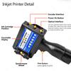 2-12.7mm Adjustable Printing Size Handheld Inkjet Printer 4.3inch Resistive Touch Color Screen Digital Automatic Coding Machine