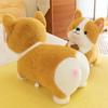25/40cm Cute Wear Collar PP Cotton Filling Corgi Plush Toy Cartoon Dog Doll Ornament Boys Girls Gift