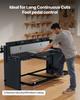 Foot Stomp Sheet Metal Shear, 1320 mm Width Manual Floor Shear, with Soild Steel Frame, Adjustable Blade Gap, Material Stops, Foot-Pedal Control for