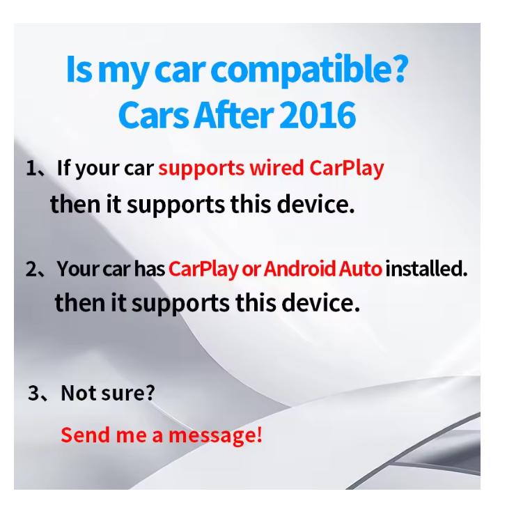 Беспроводной адаптер CarPlay 2025 для iPhone, 2-в-1 Проводной к Беспроводному CarPlay, беспроводной адаптер apple carplay с USB-C/Type-C android auto
