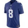 X NFL Collaboration New York Giants Daniel Jones V-Neck Pullover Short Sleeve Football Shirt Men Tops Blue 31NMNGLH8IF-NZ0