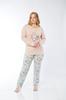 Women's Style Plus Size Pajama Set Big Size Long Sleeve Pajama Set