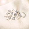 Bling For You Earrings 4 Pieces + Ring Set Y2