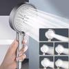 Pressurized Large Panel Shower Head 5 Modes Large Water Flow Multifunctional Bathroom Shower Head Set