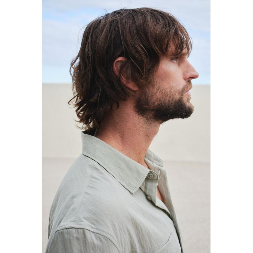 H M Utility sHirt Regular Fit Beige