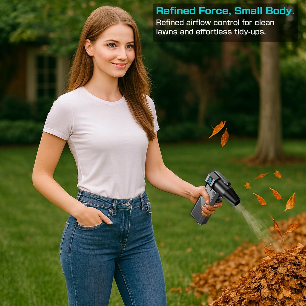 Handheld Turbo Jet Fan Violent Fan Portable 2025 With Brush Cleaning Blower Tool Powerful Air Blower Type-C Charging High Speed