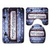 Christmas Bathroom Floor Mat Toilet Three-Piece Set