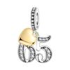 Orstarry Серебро S925 Счастливое Число 10,15,18,20 Сердце Шарм Подвеска для Празднования Годовщины DIY Изготовление Украшений