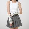 Y2K Bow Fingerless Gloves Thicken Hands Free Gloves Fashion Long Knit Arm Warmers  Autumn