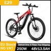 DUOTTS E29 Electric Bike 250W(Peak Value of 750W) Motor 48V 13.5Ah Battery Off-road Electric Bicycle 27.5 Inch Fat Tire  E Bike