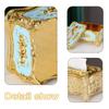 Light Luxury Tissue Box Holder Rose Pattern Tissue Dispenser Napkin Holder  Restaurants