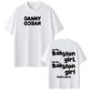 Графическая футболка Rapper Danny Ocean Tour 2026 Мужская Хип-хоп Мода Футболка Чистый Хлопок Короткий Рукав Повседневный Комфорт Уличная Одежда