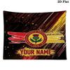 Custom Name Partick Thistle Printed Tapestry – Wall Hanging for Bedrooms, Dorms, and Home Decor