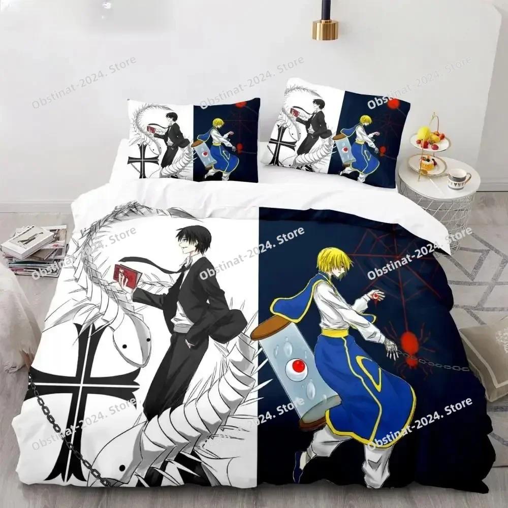 Новый японский аниме Hunter X Hunter Бискейт Крюгер Набор Beding Напечатанный Комплект Постельного Белья С Наволочкой Постель Мягкое Пододеяльник Мягкое Односпальное Двуспальное