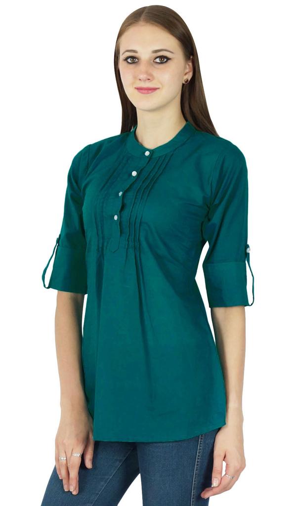 Boho Top Dress Solid Wear Casual Tunic Women Clothing Cotton Summer Sundress