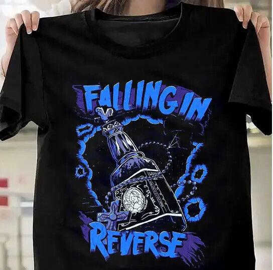 Falling in Reverse Футболка с коротким рукавом Черная Все размеры S-5XL Унисекс