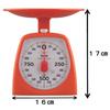 Tanita Cooking Scale, Analog, 1kg Capacity, 5g Increments, Made in Japan, Orange, 1439-OR