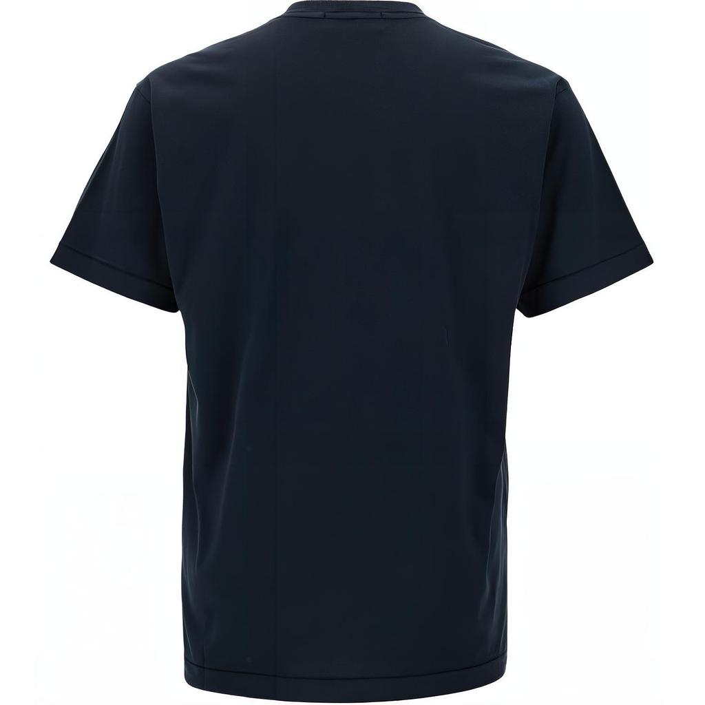 STONE ISLAND Мужская футболка с коротким рукавом, круглым вырезом, однотонная, топы K2S152100027S0013-V0020