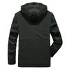 Spring and Autumn New Men's Hooded Windbreaker Jacket Jacket Business Casual Fashion Middle Dad Outfit