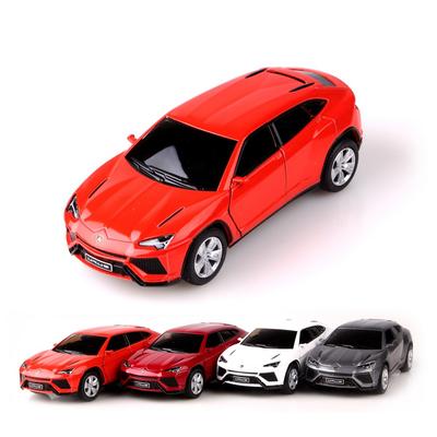 Kinsmart Модель автомобиля Lamborghini Urus, литая, с механизмом обратного хода (Случайный цвет)