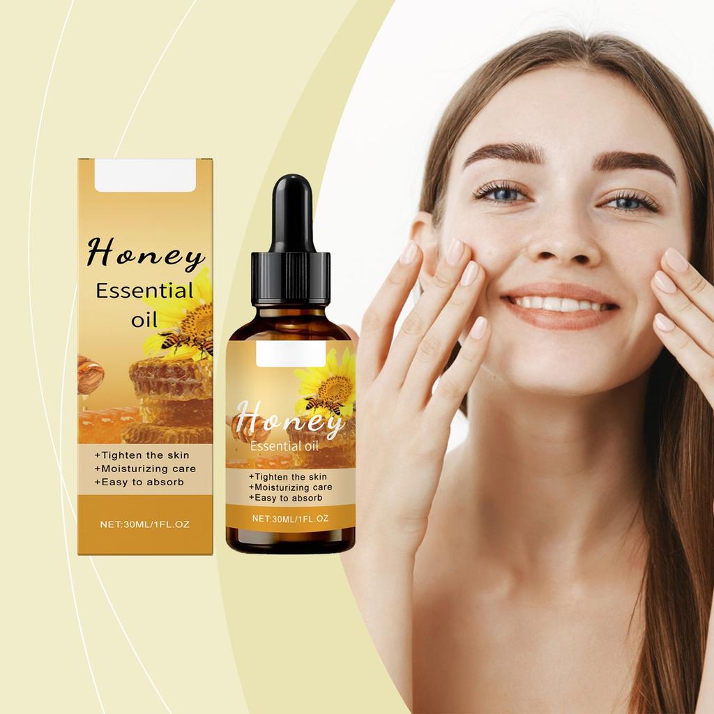 Honey Serum Oil Moisturizing Serum Oil Delicate Skin Texture Whole Body Moisturizing Care Oil Improves Dryness,30ml