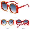 Unique Round Sunglasses UV400 Y2K Eyewear Trendy Contrast Color Shades  for Women & Men