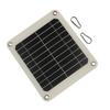 5 Вт Солнечная панель Зарядное устройство для телефона Высокий коэффициент преобразования Защита от перезарядки Водонепроницаемое Компактное Зарядное устройство для телефона с солнечной панелью из монокристаллического кремния