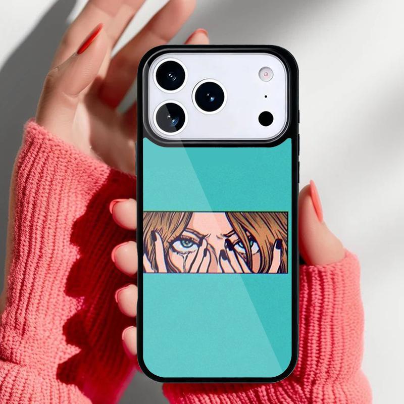 Pop art Anime Girl Aesthetic Phone Case for iPhone 17 Air 16e 15 14 13 Pro Max Back Cover for 12 11 Pro Coque