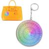 Charm Key Ring Accessories Bag Pendant Car Keyrings Double-Sided  Keychain Feelings Wheel Keychain