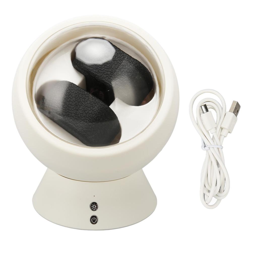 Double Watch Winder LED Lights Dustproof Ultra Quiet Motor Antimagnetic Watch Winder Box for