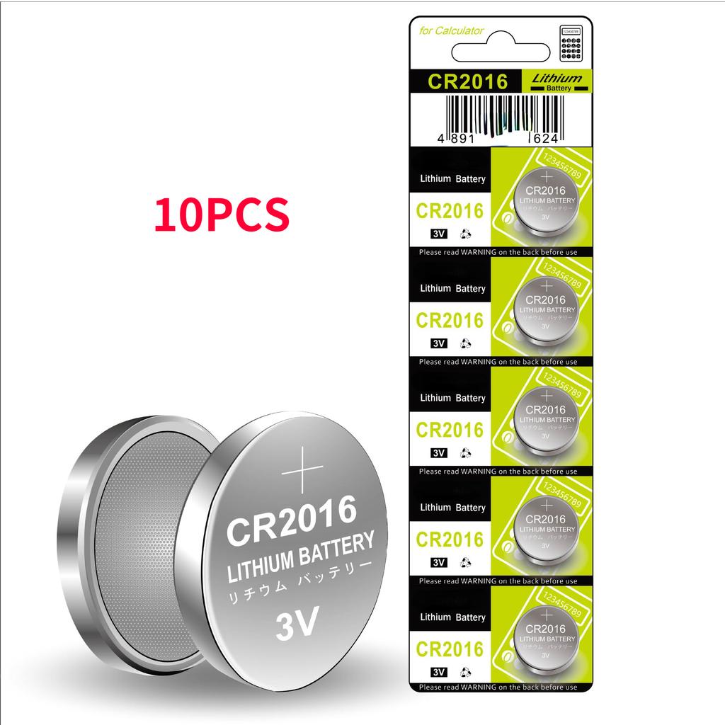 CR2016 Lithium Battery 3V Coin Cell Batteries for Watch Car Key Button Battery