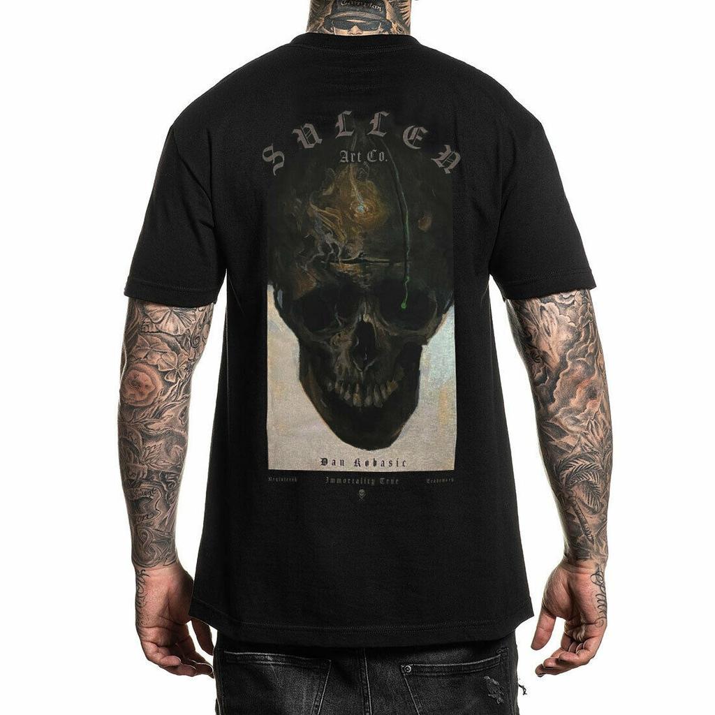 Sullen Kobasic Short Sleeve Black Artist Dan Kobasic Clothing Appa Unisex T-shirts