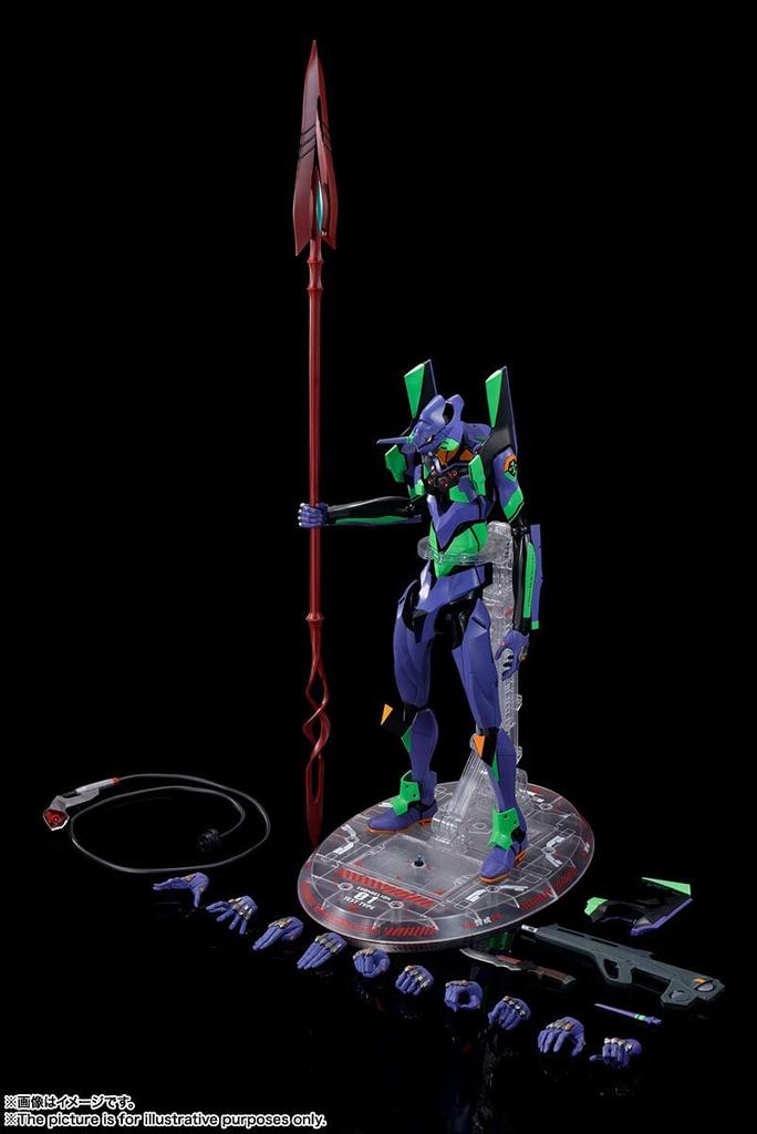 TAMASHII NATIONS DYNACTION Универсальное гуманоидное оружие для решающей битвы Android Evangelion Unit 01 Копье Кассия Цвет 400 мм Окрашенное подвижное