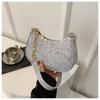 Трендовая повседневная персонализированная женская сумка 2024 весна свежая ретро сумка через плечо стильная одноплечевая в западном стиле маленькая квадратная сумка