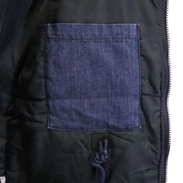 ALPHA INDUSTRIES INC Утепленная джинсовая куртка-пилот S Меховой капюшон Мужская Б/у