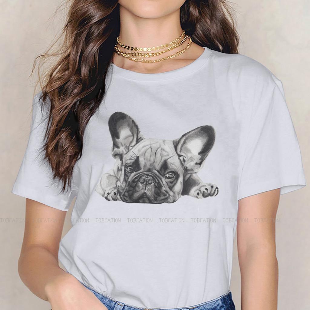 Chop Women Clothes French Bulldog Frenchie Dog Tshirt Harajuku Vintage Female Top