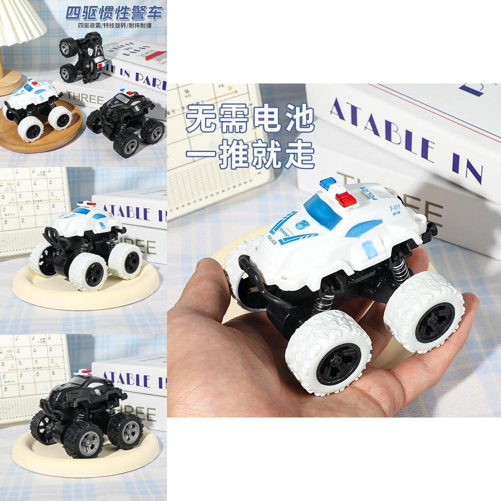 Police Off Road Vehicle Toy With Inertial Movement Non Battery Interactive For Children