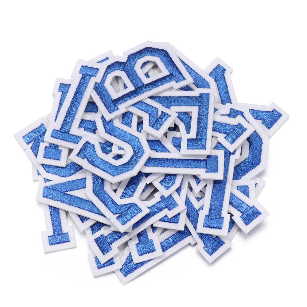 Embroidery Mixed Iron-on Clothing Stickers Letters Patches Alphabet Patch Garment Applique