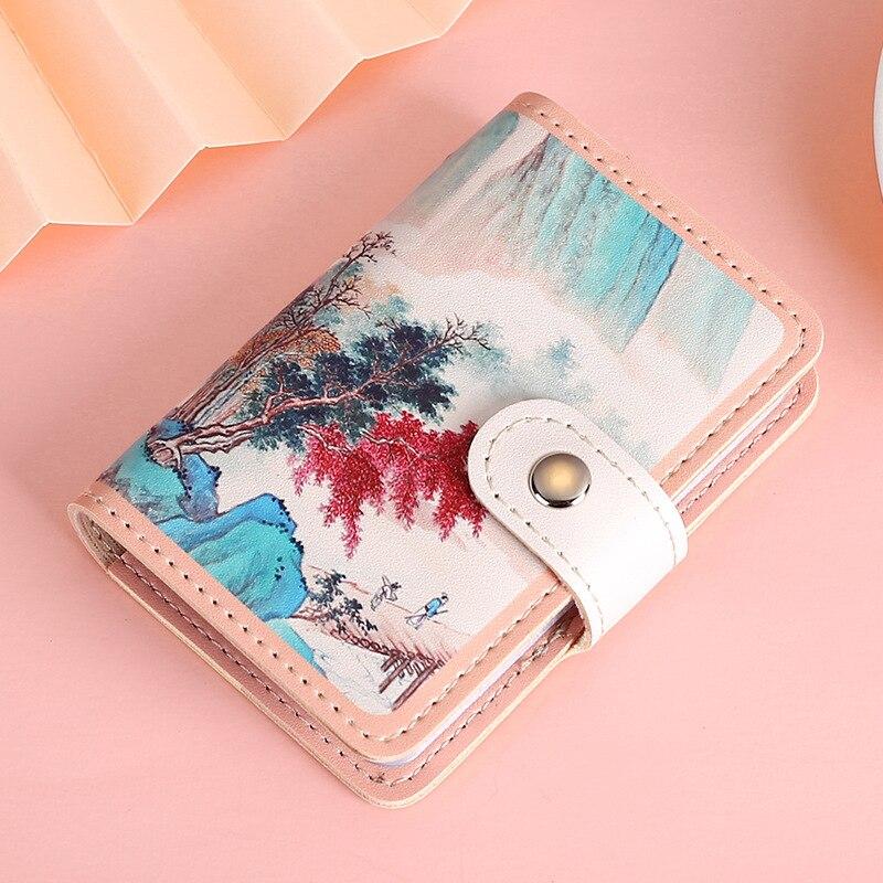 Chinese Card Bags ID Bus Credit Cards Holders Women's Fashion Coin Wallets Storsge Bags Organizer Business Bank Card Cover Case KTY