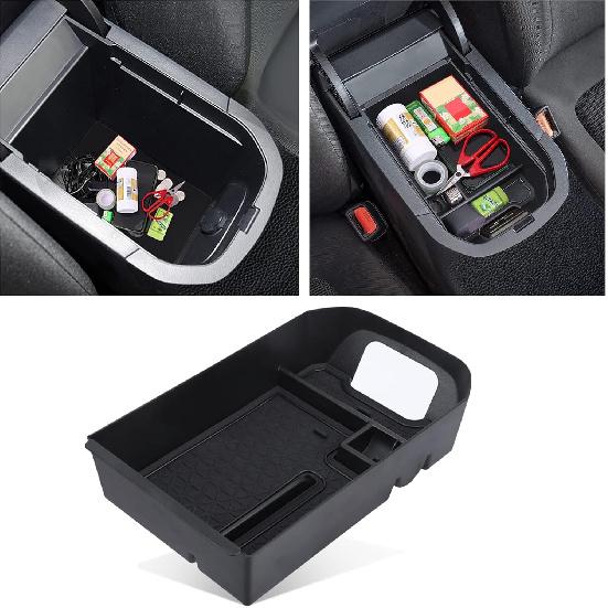 Upgraded Center Console Organizer Compatible With Toyota RAV4 2025 2024 Interior Accessories, Gear Shift Storage Tray Secondary Box Ert Divider