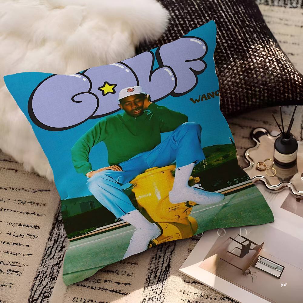 Tyler The Creator 45*45см Наволочка Декоративная Наволочка для Подушки Домашняя Наволочка для Подушки на Диван