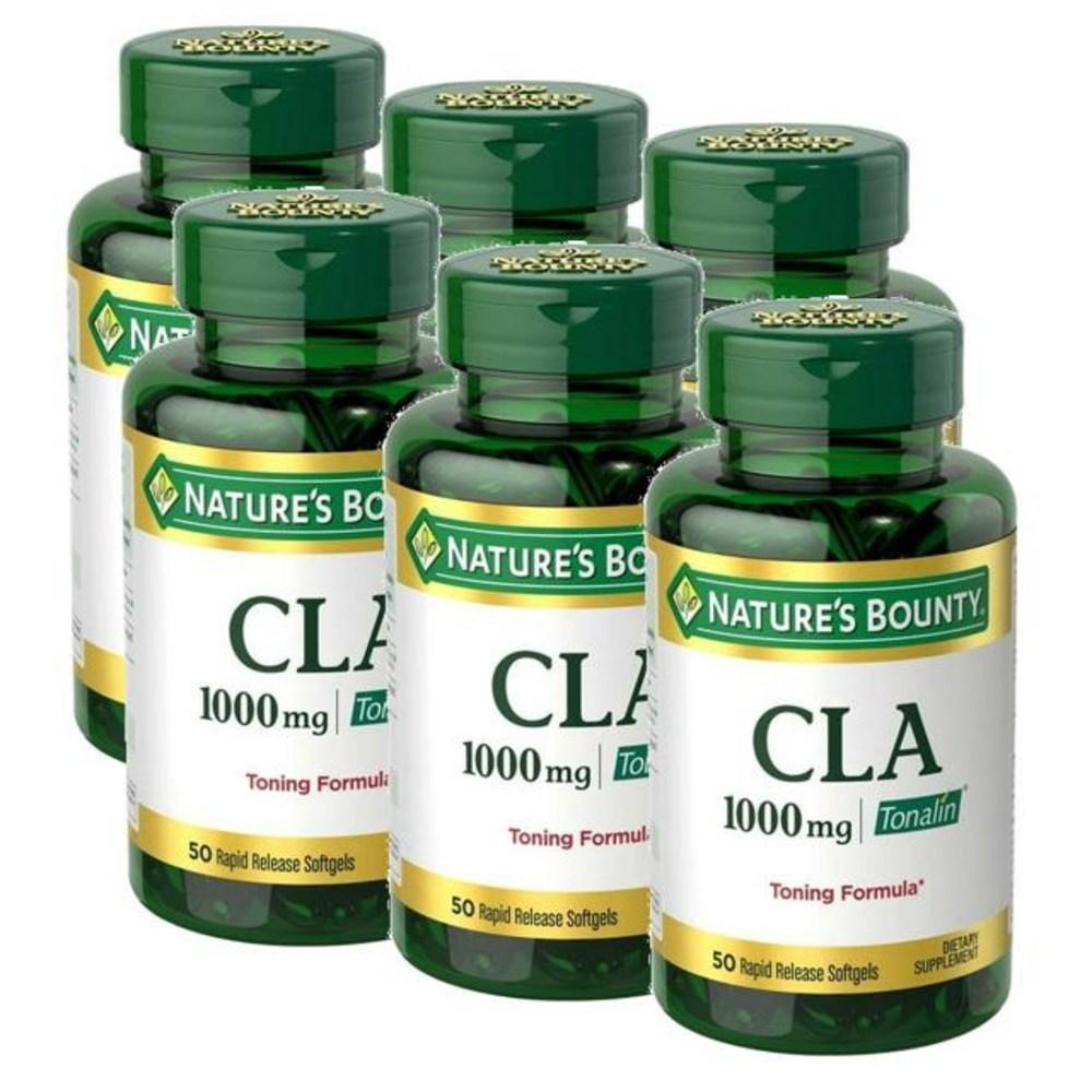 Bounty Tonalin Nature's Bounty CLA 1000mg Tonalin Softgels Nature's CLA 6 pcs 50 Tablets Ingredients: may be subject to | 6 pcs 50 Tablets