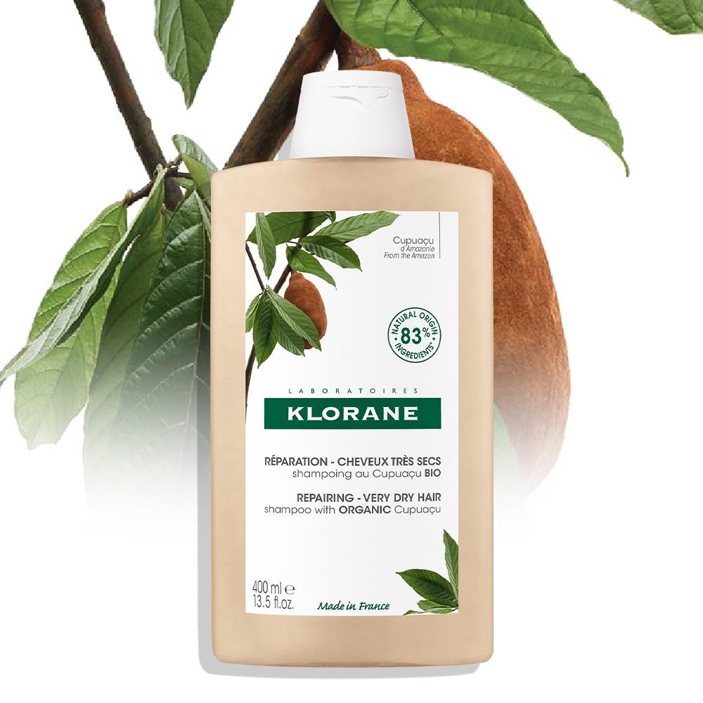 Шампунь Klorane Cupuaçu Butter Repair для сильно поврежденных волос, 400 мл, 1 шт.