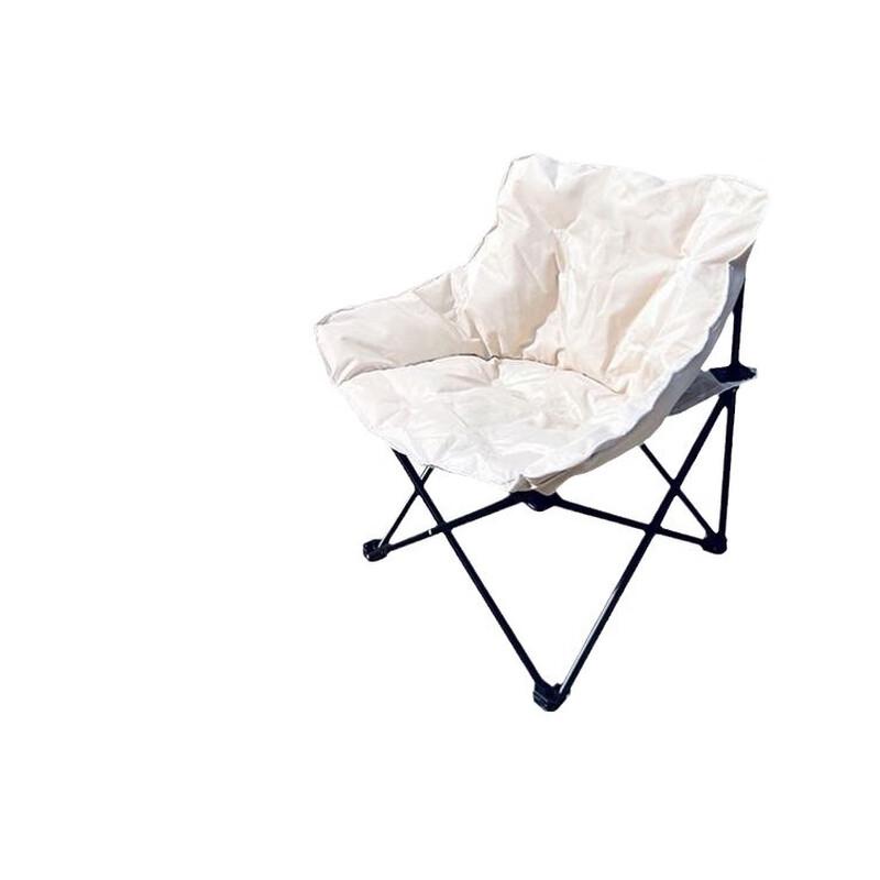 Padded High-Back Portable Moon Camping Chair