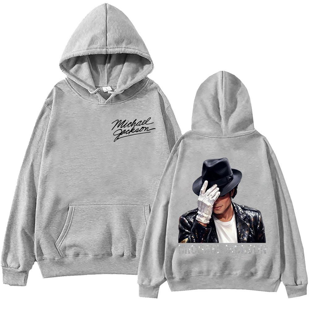 Limited Michajackson Classics Hoodie Men Women Fashion Punk Rock Pullovers High Quality Fleece Long Sleeve Hooded Sweatshirts